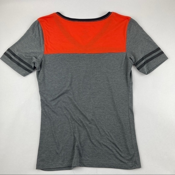 Colosseum Tshirt Womens Large Orange Gray OSU Oklahoma State Cowboys - Picture 6 of 7